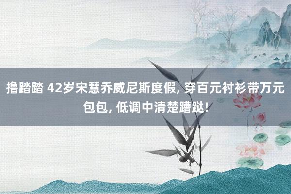 撸踏踏 42岁宋慧乔威尼斯度假， 穿百元衬衫带万元包包， 低调中清楚蹧跶!
