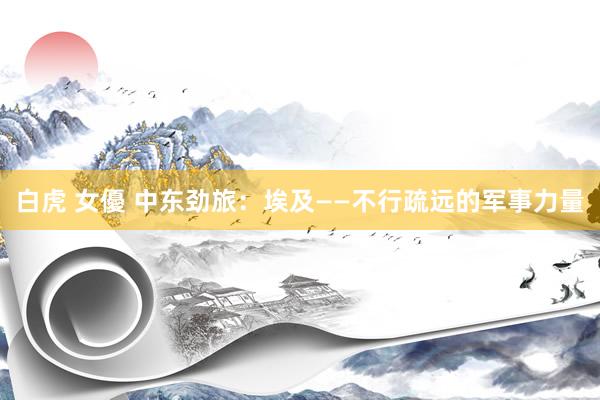 白虎 女優 中东劲旅：埃及——不行疏远的军事力量