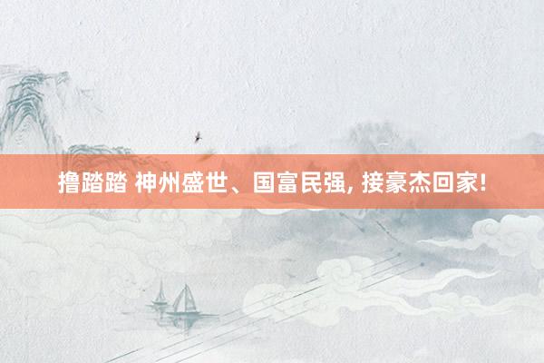 撸踏踏 神州盛世、国富民强， 接豪杰回家!