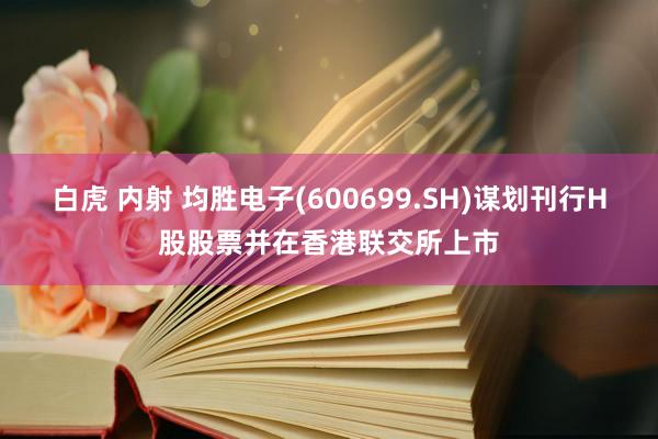 白虎 内射 均胜电子(600699.SH)谋划刊行H股股票并在香港联交所上市