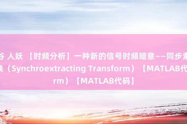 曼谷 人妖 【时频分析】一种新的信号时频暗意——同步索取变换（Synchroextracting Transform）【MATLAB代码】