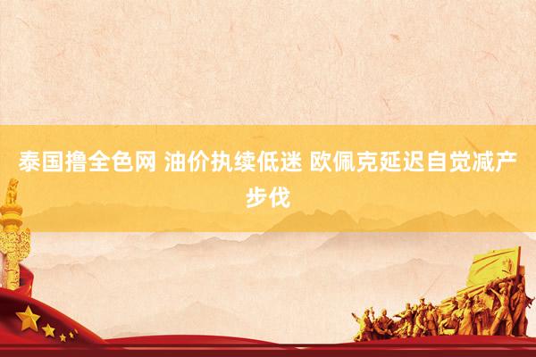 泰国撸全色网 油价执续低迷 欧佩克延迟自觉减产步伐