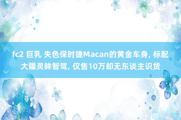fc2 巨乳 失色保时捷Macan的黄金车身， 标配大疆灵眸智驾， 仅售10万却无东谈主识货