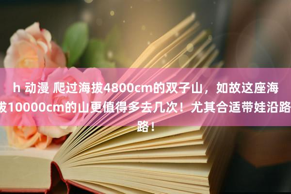 h 动漫 爬过海拔4800cm的双子山，如故这座海拔10000cm的山更值得多去几次！尤其合适带娃沿路！