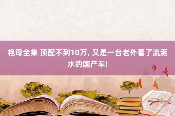艳母全集 顶配不到10万， 又是一台老外看了流涎水的国产车!