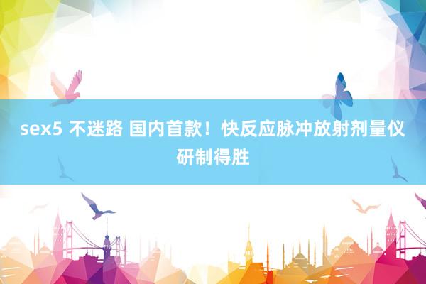 sex5 不迷路 国内首款！快反应脉冲放射剂量仪研制得胜