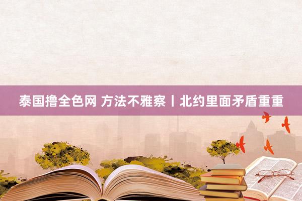 泰国撸全色网 方法不雅察丨北约里面矛盾重重